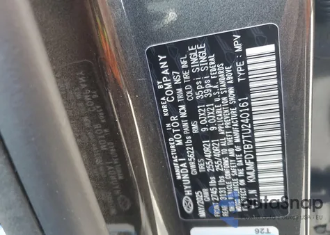 2026 Genesis Gv70 Sport Prestige from USA, damaged, VIN KMUMFDTB7TU240161